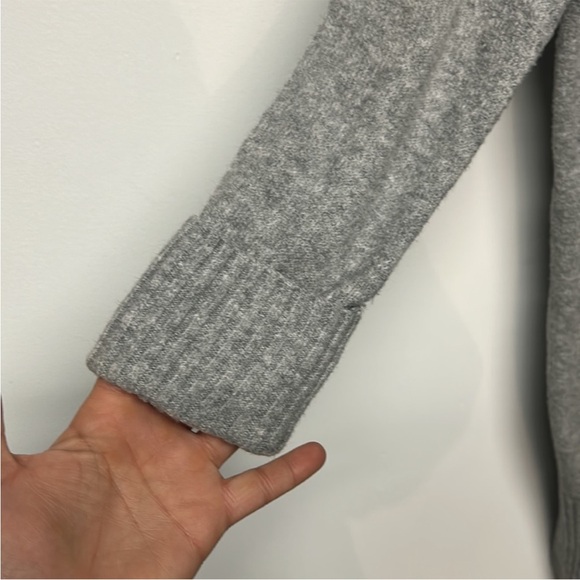 Ruby Moon Long Grey Open Cardigan - Picture 4 of 10